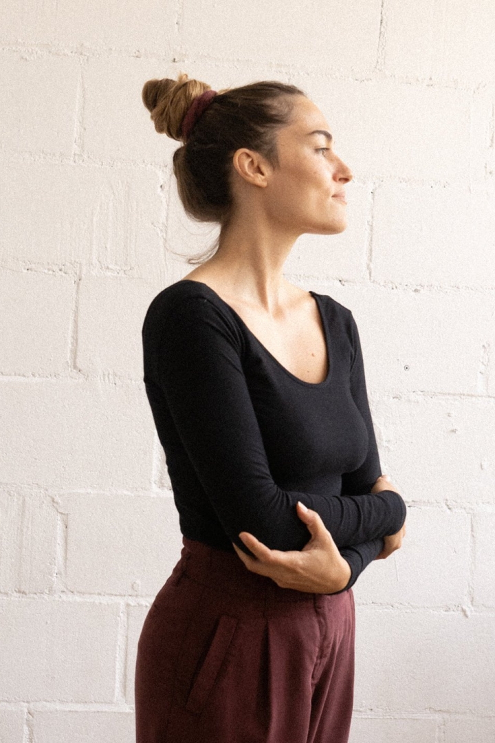 TWOTHIRDS Damen vegan T-Shirt Trundy Schwarz