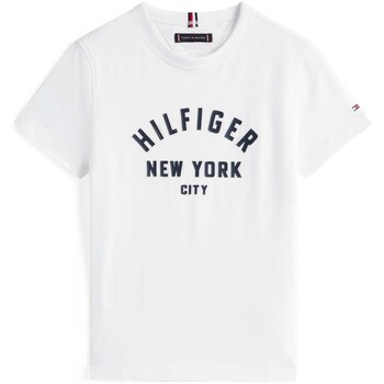 Tommy Hilfiger T-shirt Korte Mouw  Curved Hilfiger Graphic Tee Ss