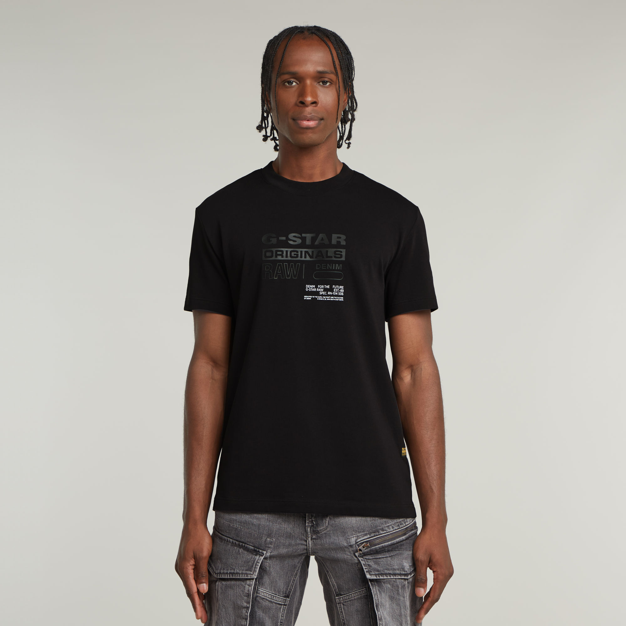 G-Star RAW Originals T-Shirt - Zwart - Heren