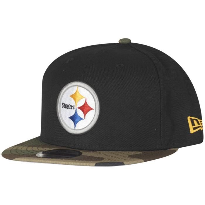 59caps 9FIFTY pet - New Era - Pittsburgh Steelers - Camo - One size - 100% wol en katoen