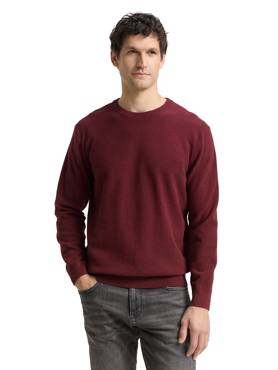 Tom tailor Structured Crewneck Knit