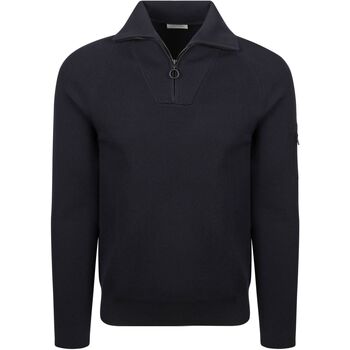 Suitable Trui  Half Zip Trui Tias Cooldry Knit Navy