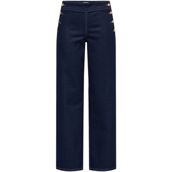 Jacqueline De Yong Straight Jeans  Jdylizzie Midwaist Button Wide Jeans Dnm 15361400