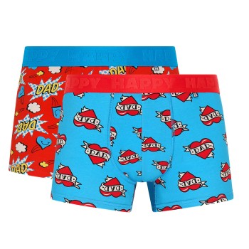 Happy socks 2 stuks Super Dad Boxershorts