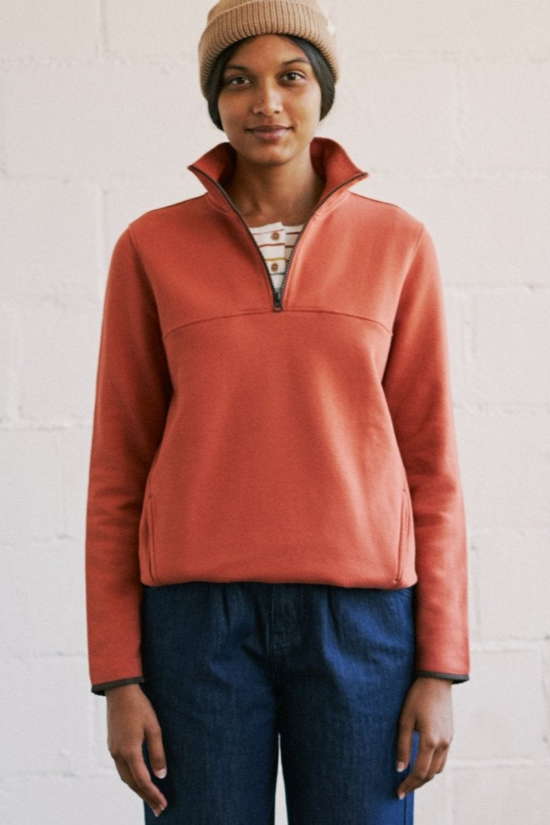 TWOTHIRDS Damen vegan Sweatshirt Kirton Gebackener Lehm