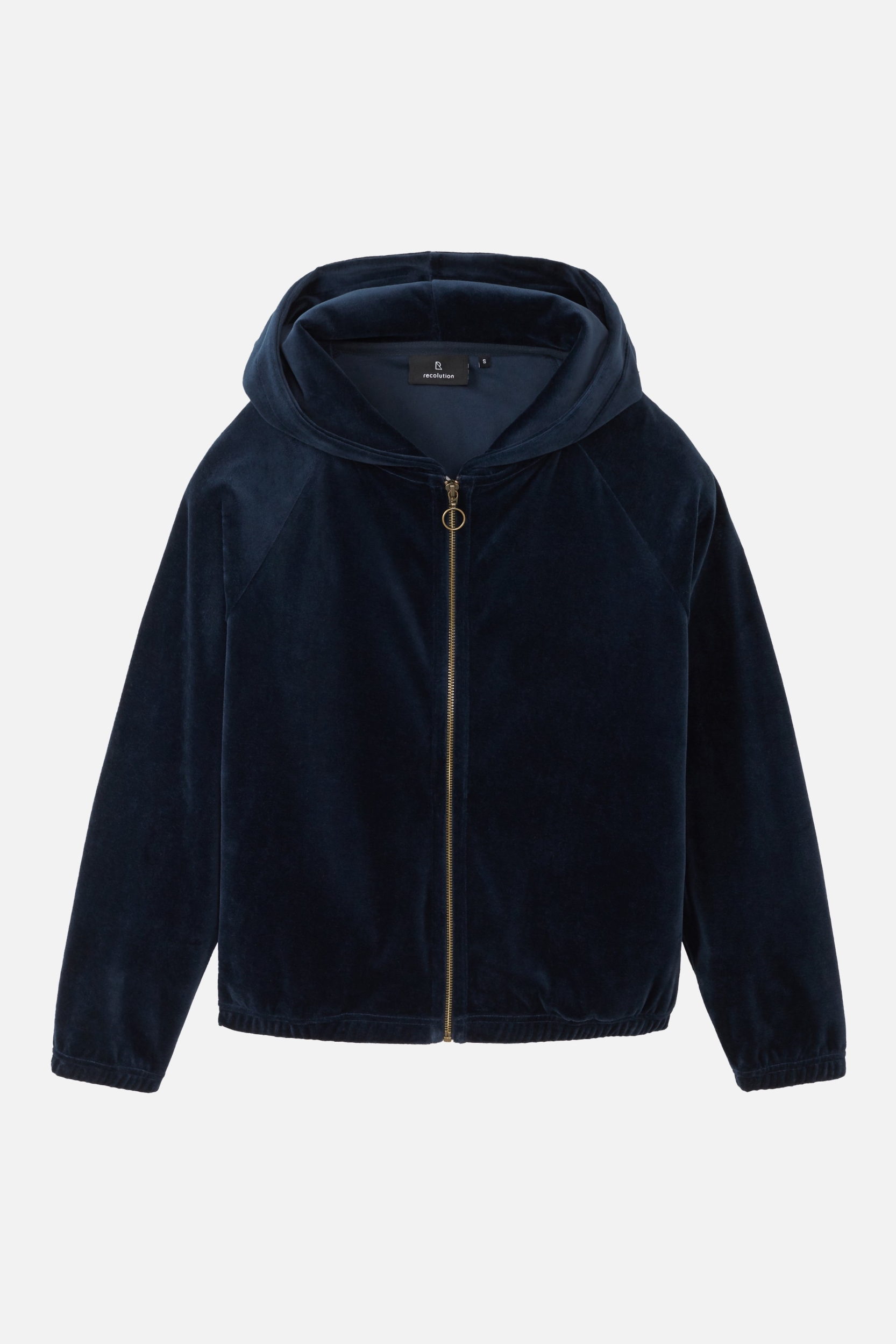 Recolution Damen vegan Hoodie Heliconia Dunkelblau