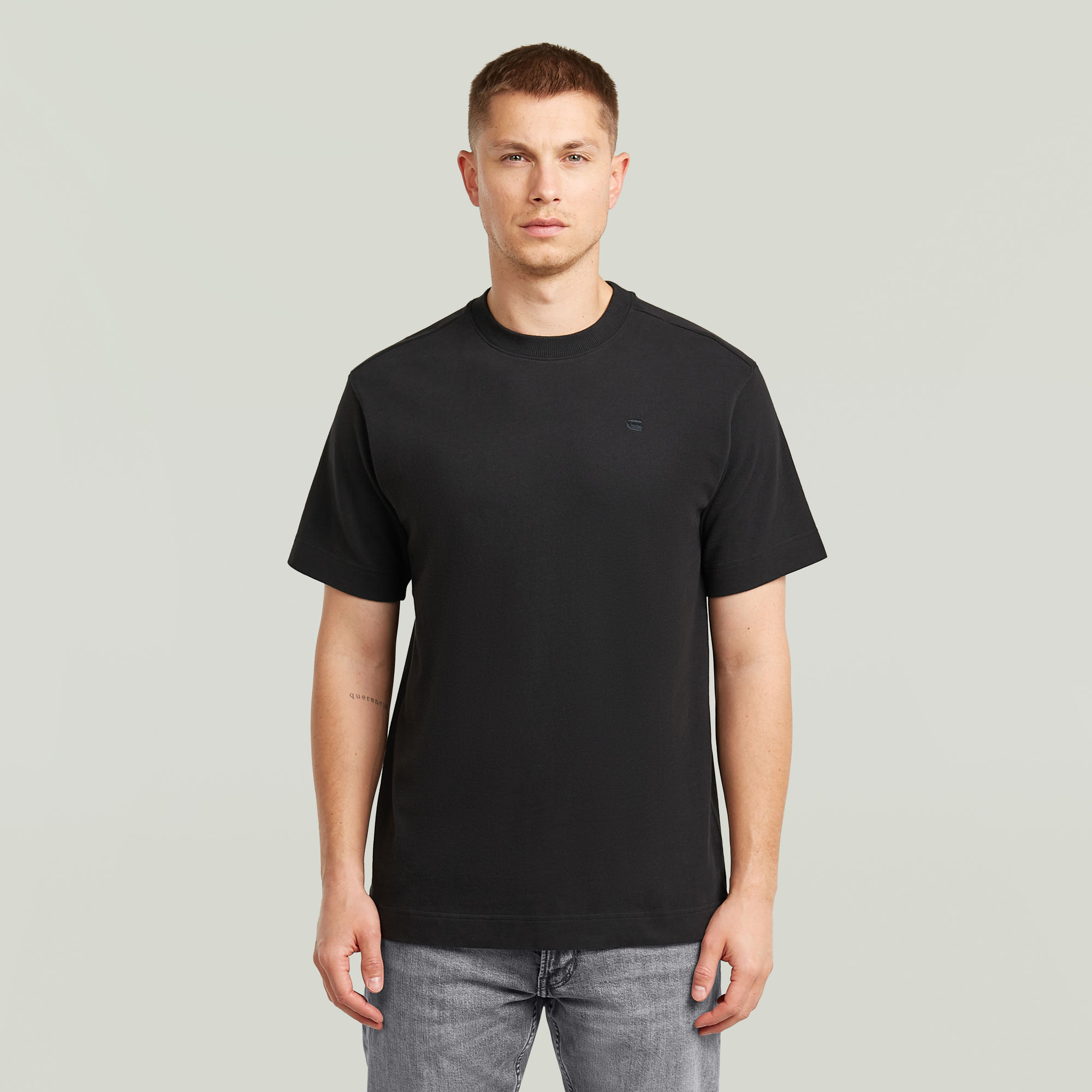 G-Star RAW The Leonard - Heavyweight T-Shirt - Zwart - Heren