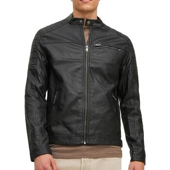 Jack & jones Leren Jas Jack & Jones -