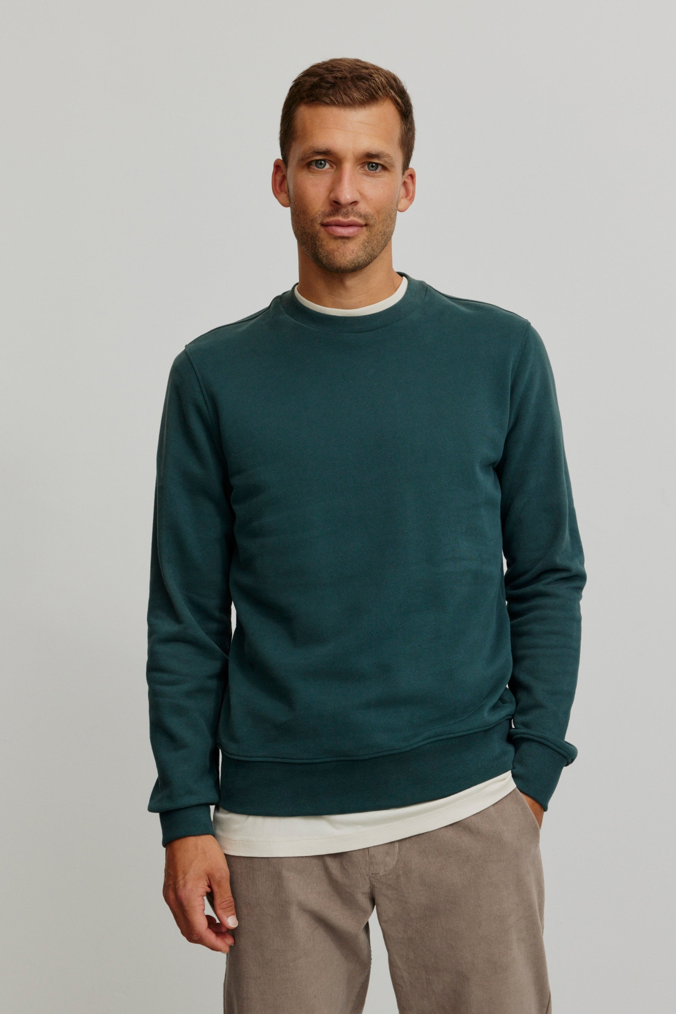 Recolution Herren vegan Sweatshirt Tamarillo DunkelgrÃ¼n