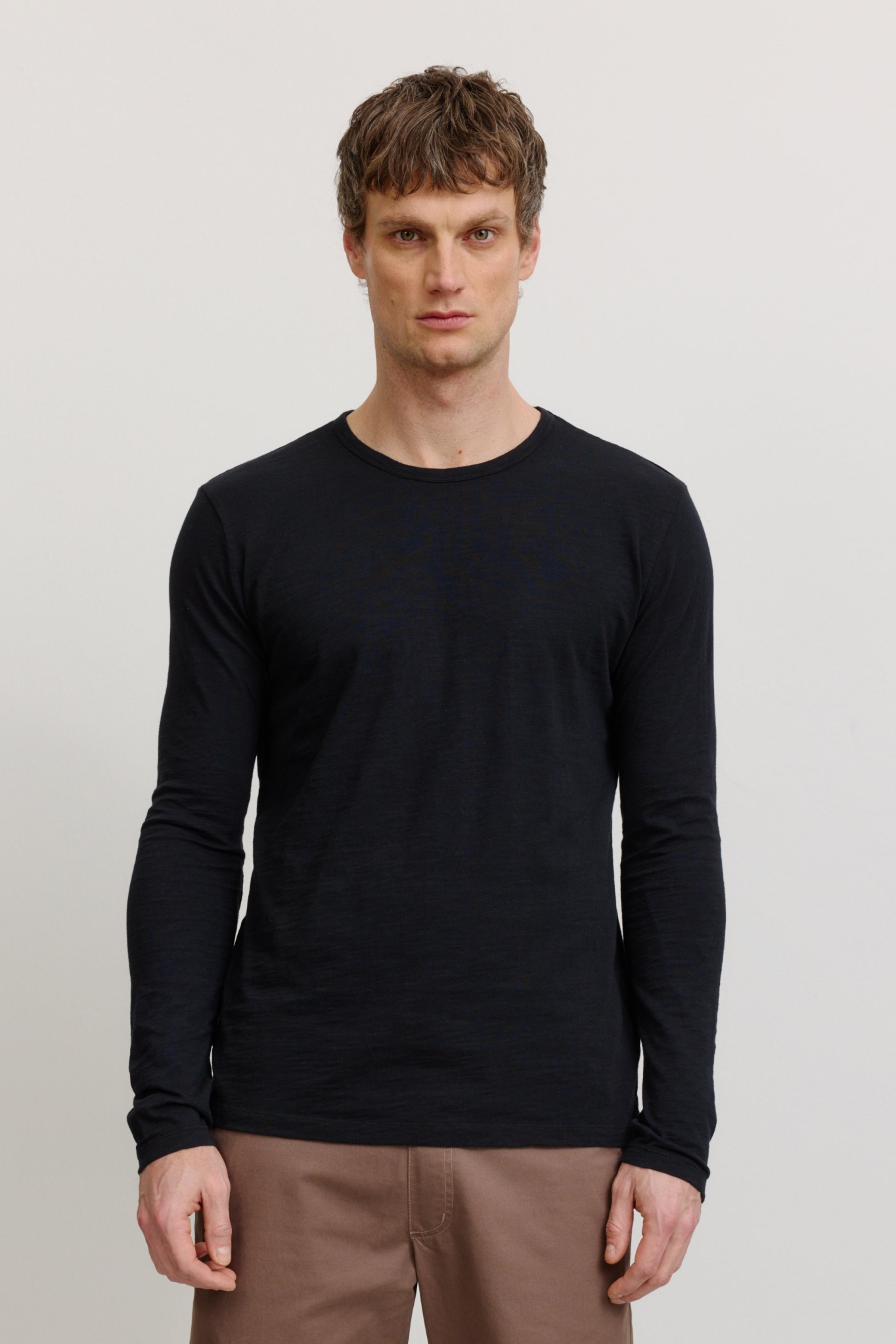 Recolution Herren vegan Longsleeve Maca Schwarz