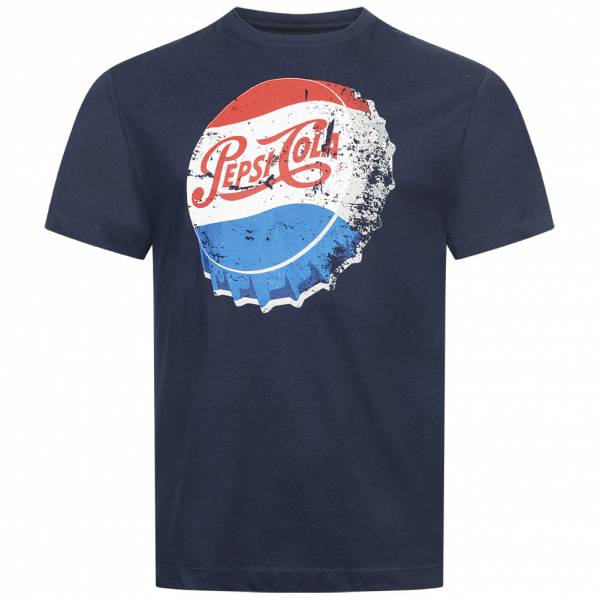 Lizenz PEPSI Vintage Cap Tee Heren T-shirt POMTS038NVY