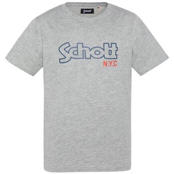 Schott T-shirt Korte Mouw  -