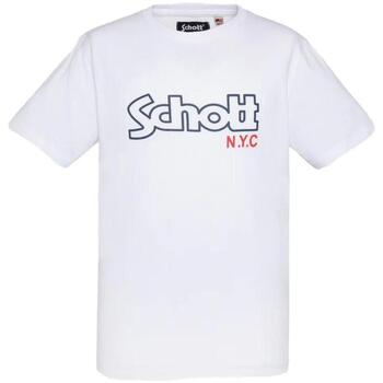 Schott T-shirt Korte Mouw  -