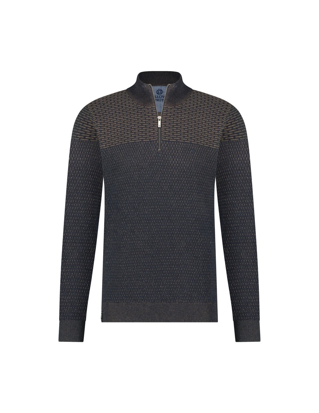 Fellows United Pullover Half Zip Plated 2 Str Brown  