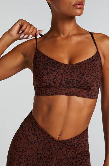 Hunkemöller HKMX Sport bh Level 1 Bruin
