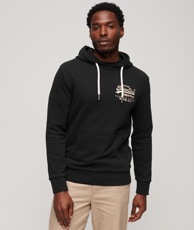Superdry Cny Hoodie Zwart