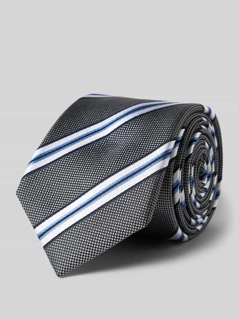 MONTI Stropdas THOMA van zuiver zijde - met klassiek streepdessin en twillstructuur