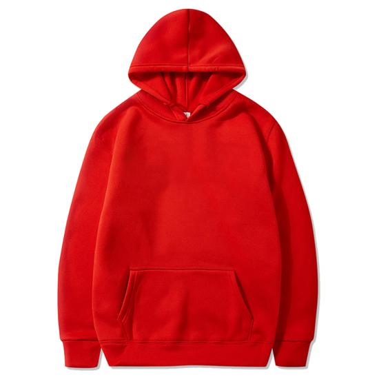 Big Thumb 2024 Lente Mode Mannen Hoodie Casual Hoodies Truien Sweatshirts Mannen Top Effen Kleur Hoodies Sweatshirt Mannelijke XXXL rood