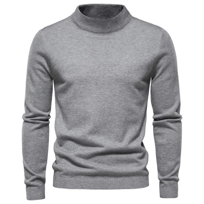AI Supermarket Heren hoge kraag gebreide pullover trui - Herfst/Winter Casual Collectie XXL