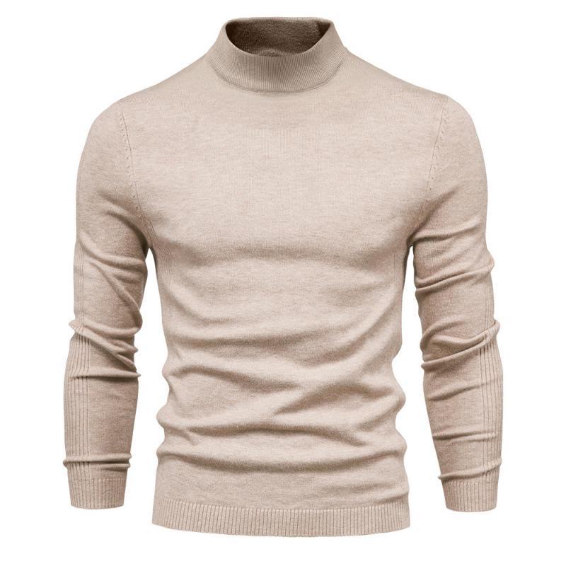 AI Supermarket Heren hoge kraag gebreide pullover trui - Herfst/Winter Casual Collectie XL