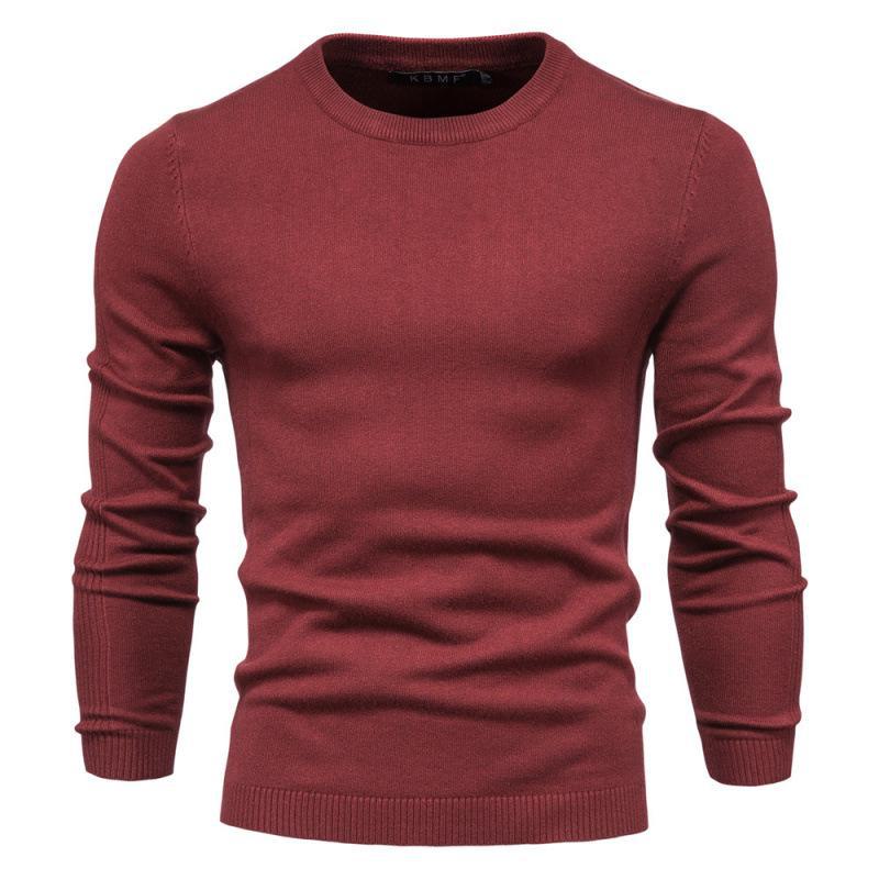 AI Supermarket Heren hoge kraag gebreide pullover trui - Herfst/Winter Casual Collectie M