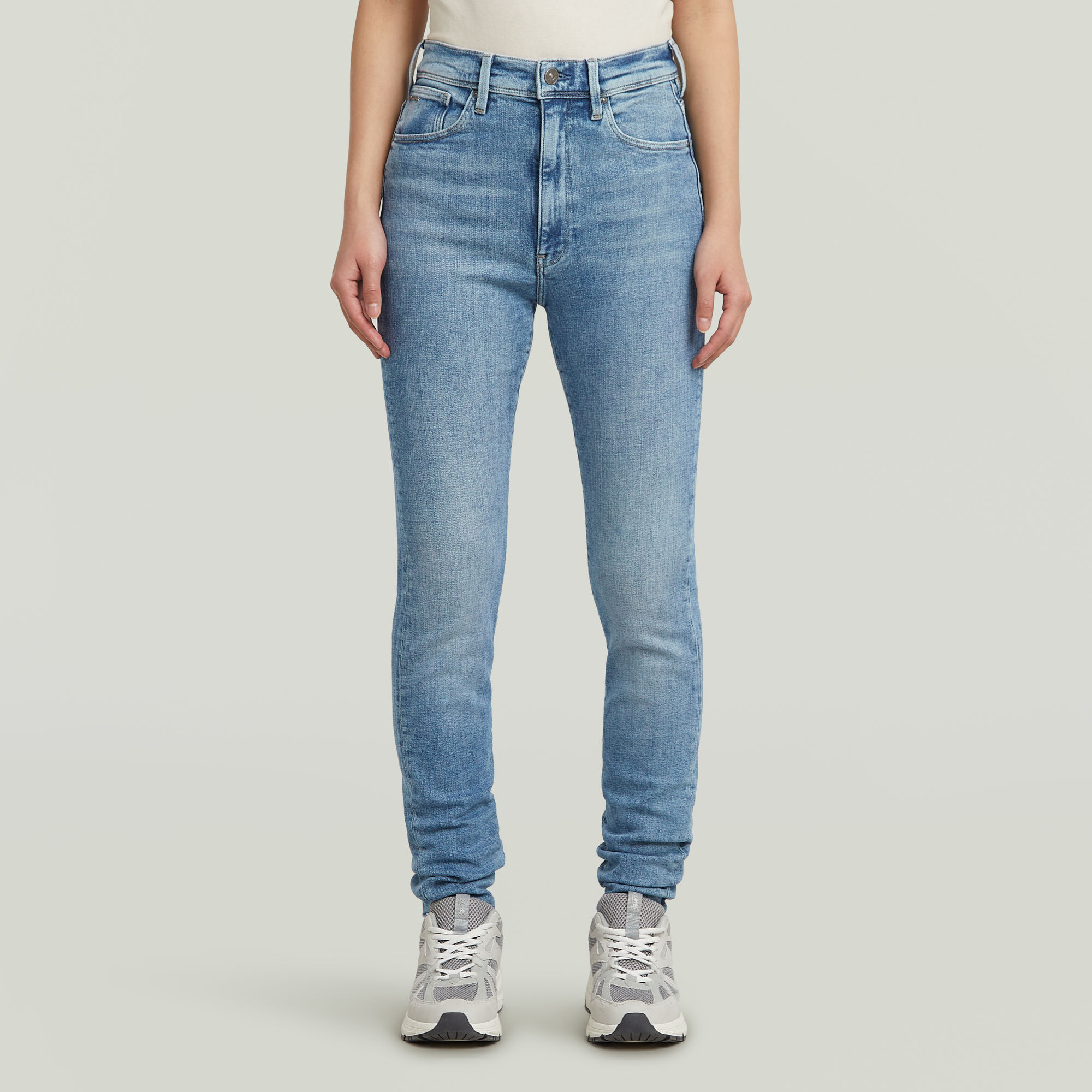 G-Star RAW Kafey Ultra High Skinny Jeans - Midden blauw - Dames