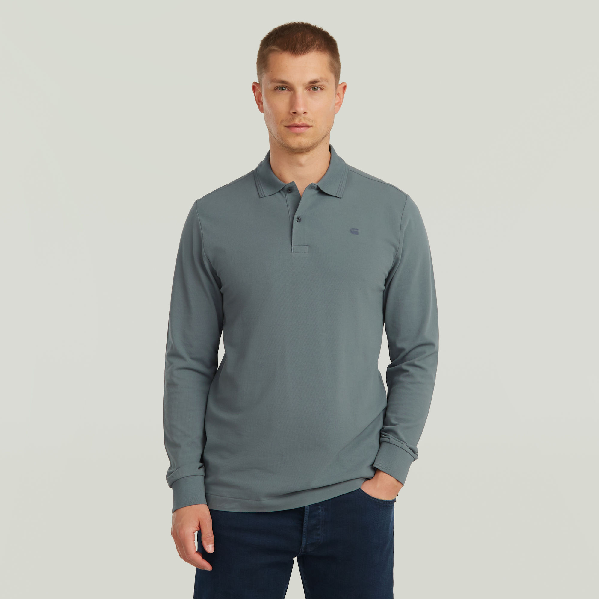 G-Star RAW Dunda Slim Polo - Grijs - Heren