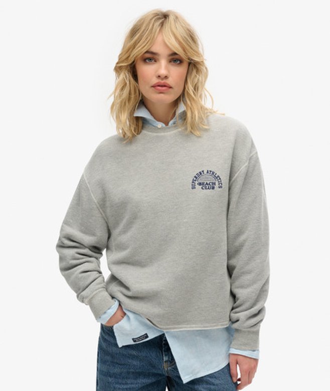 Superdry Athletic Essentials Sweatshirt Grijs