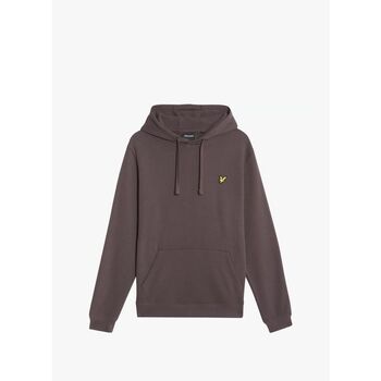 Lyle & Scott Sweater Lyle & Scott ML1139V BRUSHED BACK HOODIE-X863 ESPRESSO