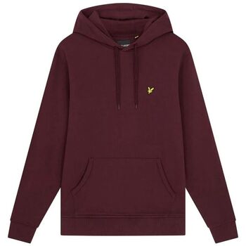 Lyle & Scott Sweater Lyle & Scott ML1139V BRUSHED BACK HOODIE-Z562 BURGUNDY