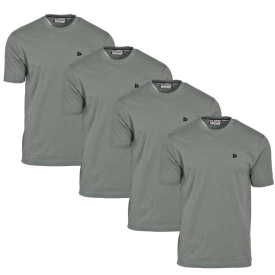 Donnay Donnay Heren - 4-Pack - T-Shirt Vince - Jungle Green