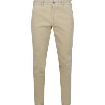 Suitable Chino Broek  Chino Plato Corduroy Off White