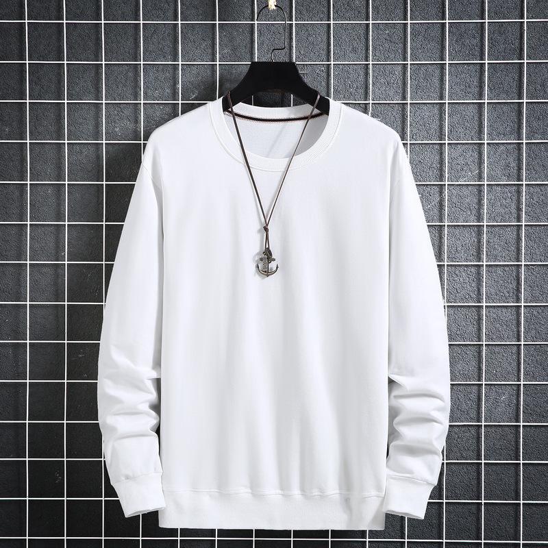 StrideBox 2023 Heren Plus Size Lange Mouw Losse Trui Shirt 7XL