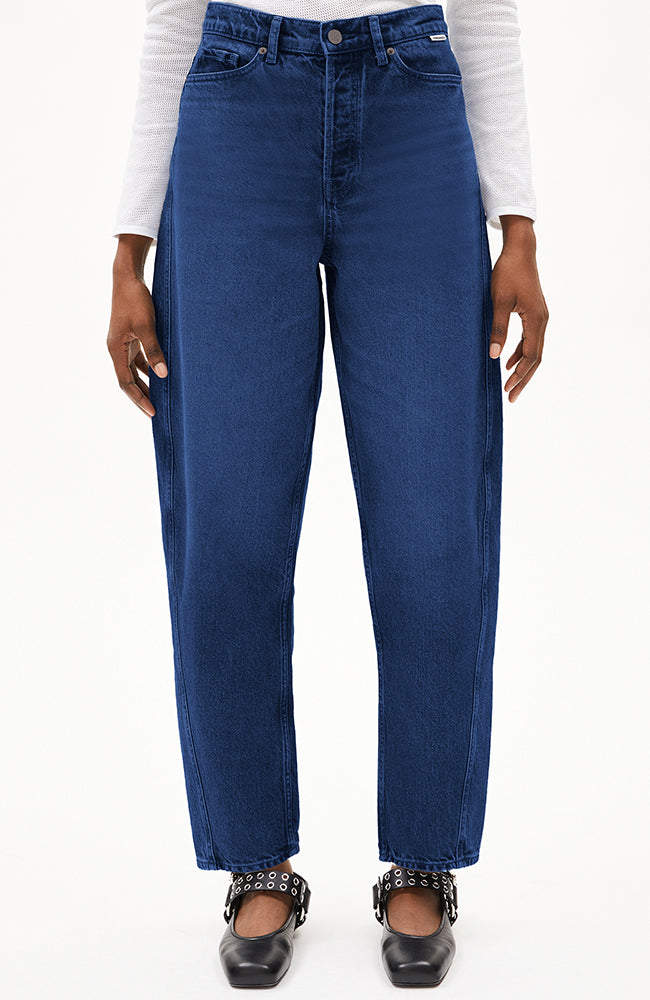 ARMEDANGELS Damen vegan Jeans Baarell Airglow Blau