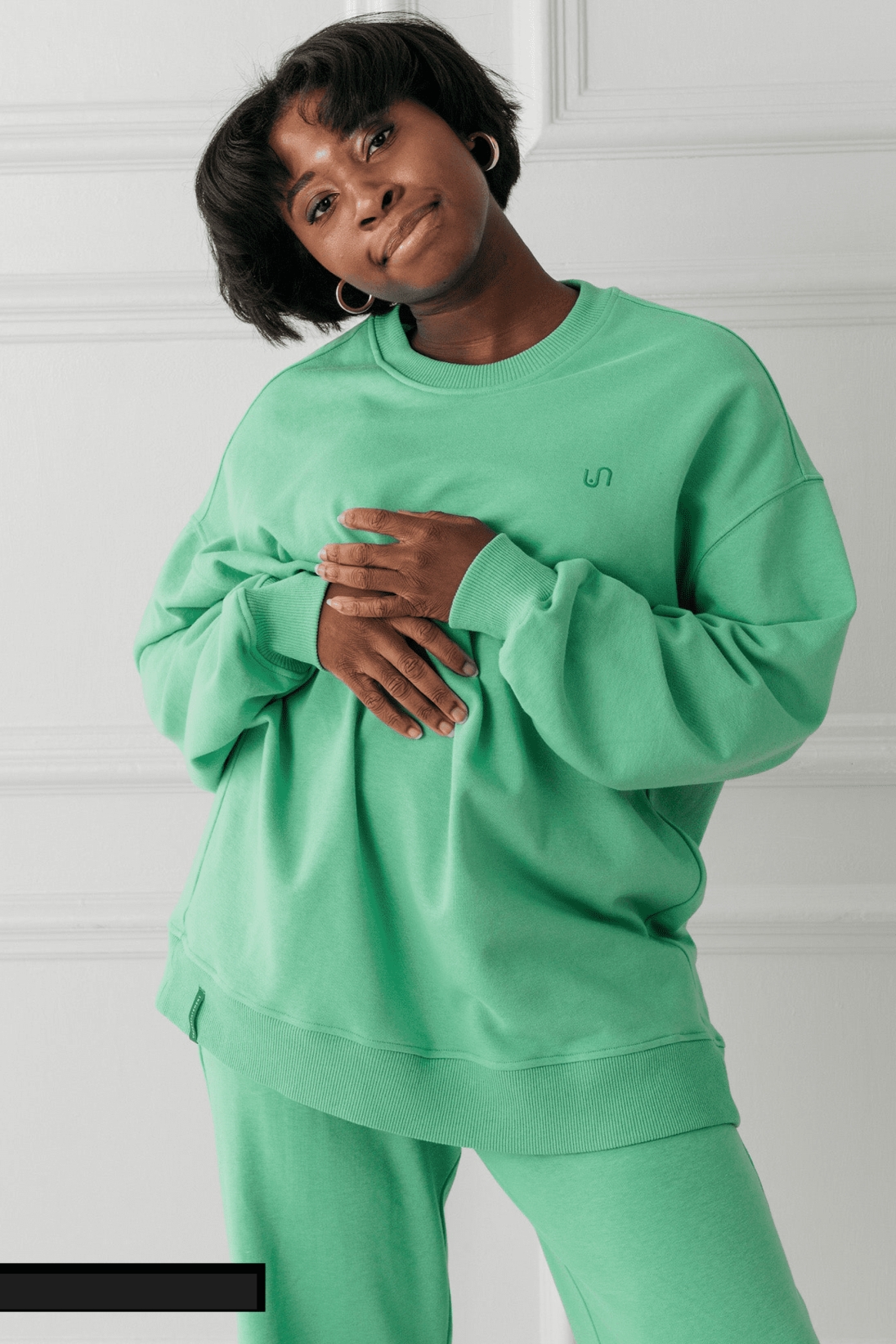 Understatement Damen vegan Sweatshirt EfeugrÃ¼n