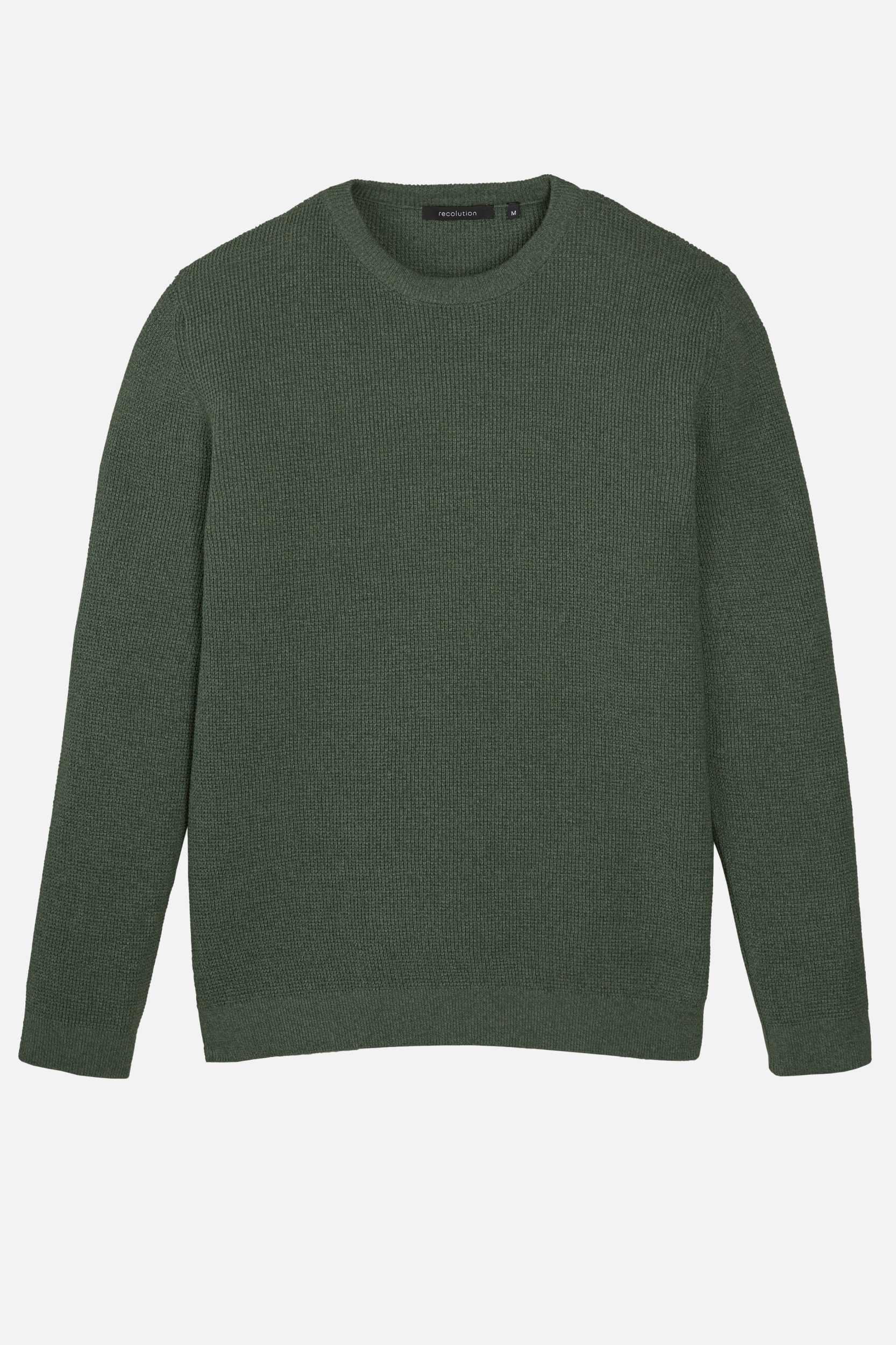 Recolution Herren vegan Pullover Bacopa GrÃ¼n