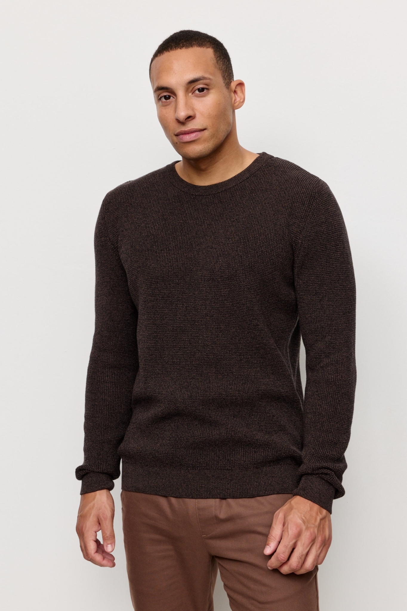 Recolution Herren vegan Pullover Bacopa Taupe