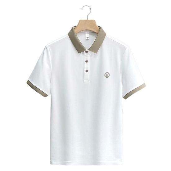 Ladie KAKA POLO Shirt Heren Zomer Borduurwerk Heren Revers T-shirt Temperament Alles-match Slank Casual Korte mouw L