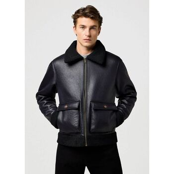 Wrangler Leren Jas  112371854-BLA