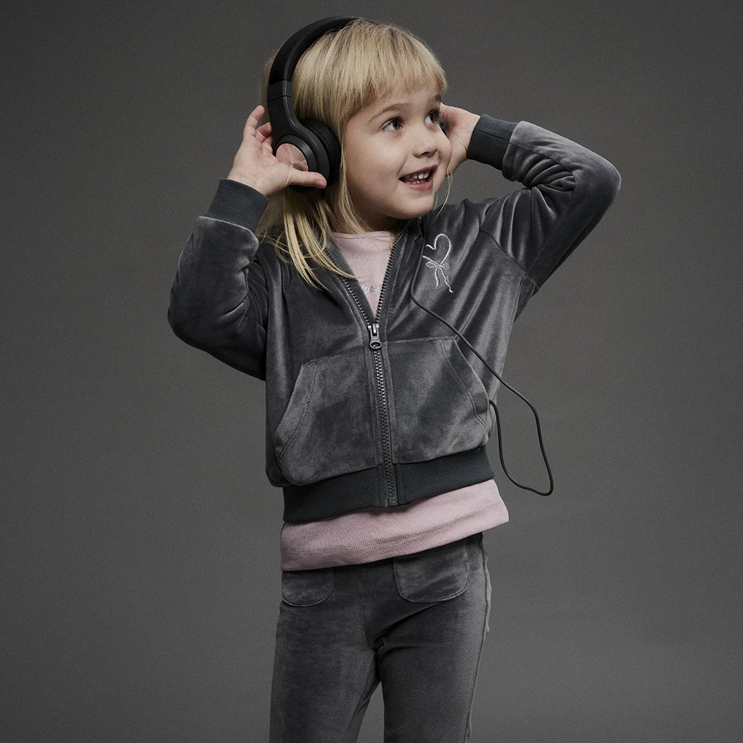 Name It-collectie Vest velours Selour (lava smoke)