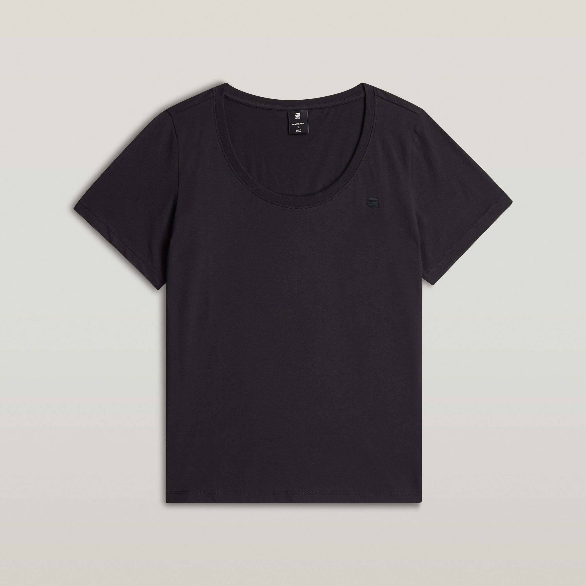 G-Star RAW Scoop Neck T-Shirt - Zwart - Dames