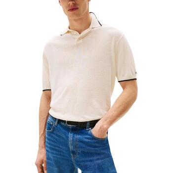 Tommy Hilfiger Polo Shirt Korte Mouw  TENCEL LINEN KNITTED MW0MW40539