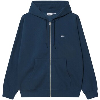 Obey Sweater  Established Works Bold Zip Hood Ii Fleece