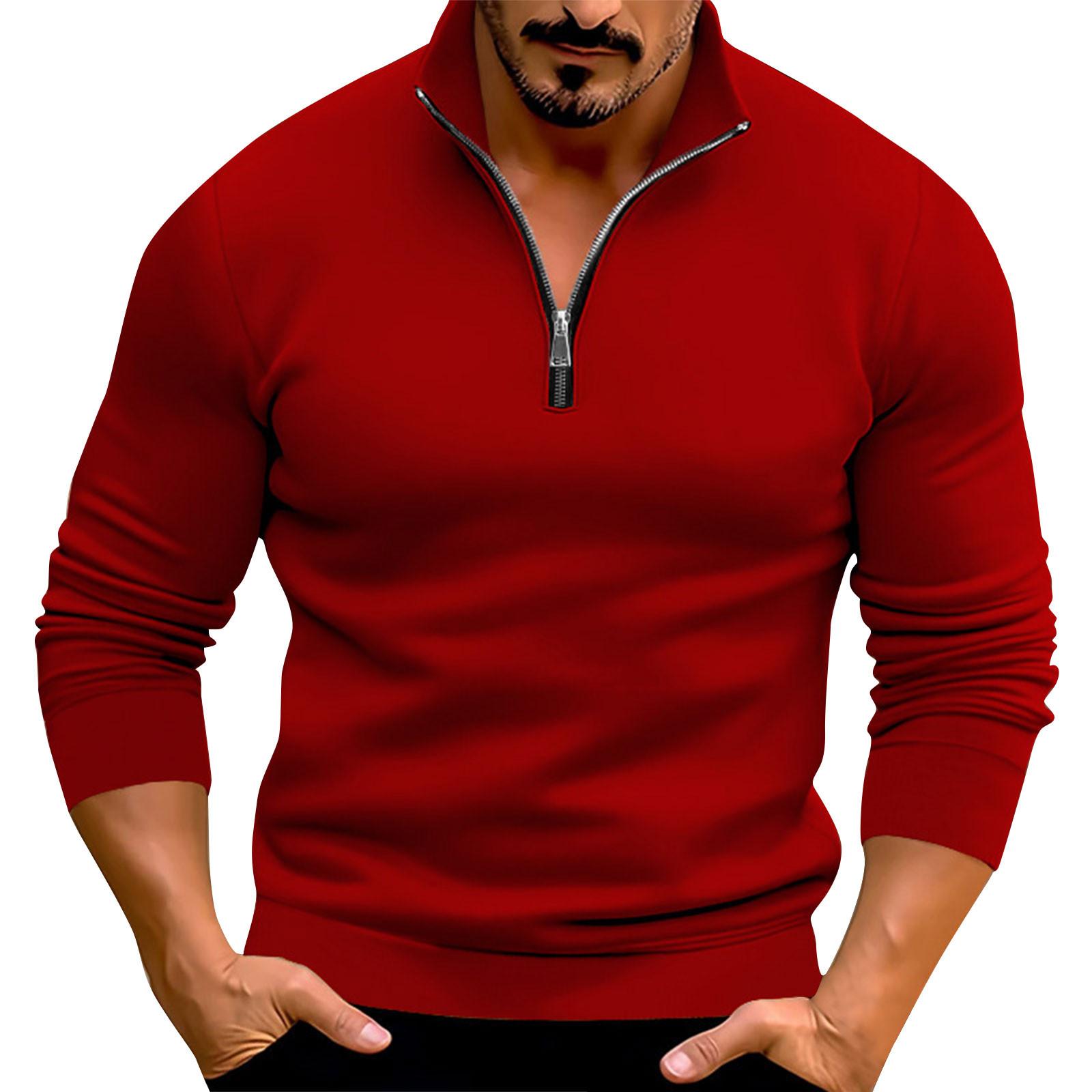 Linglong Heren T-shirt met lange mouwen, lente- en herfsttrui met lange mouwen L