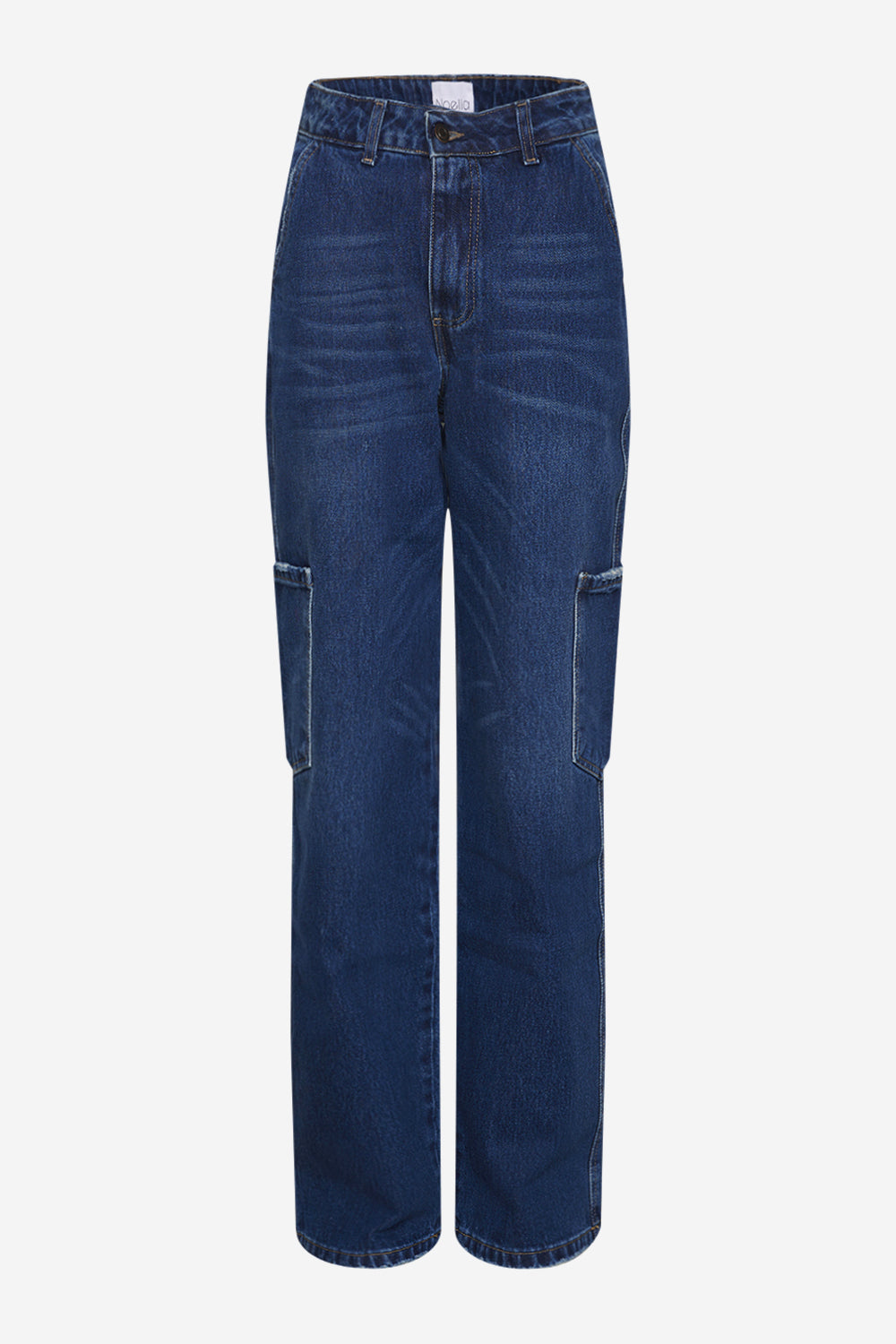 Noella Rory Cargo Jeans Dark Blue Washed