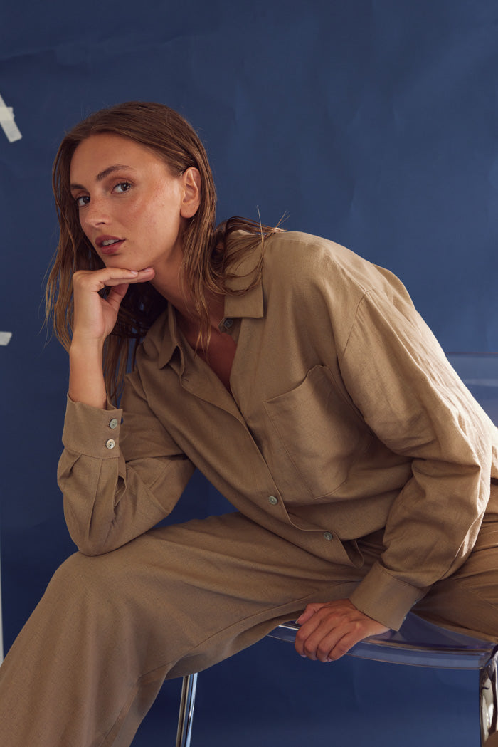 Noella Lakelynn Shirt Timber Brown
