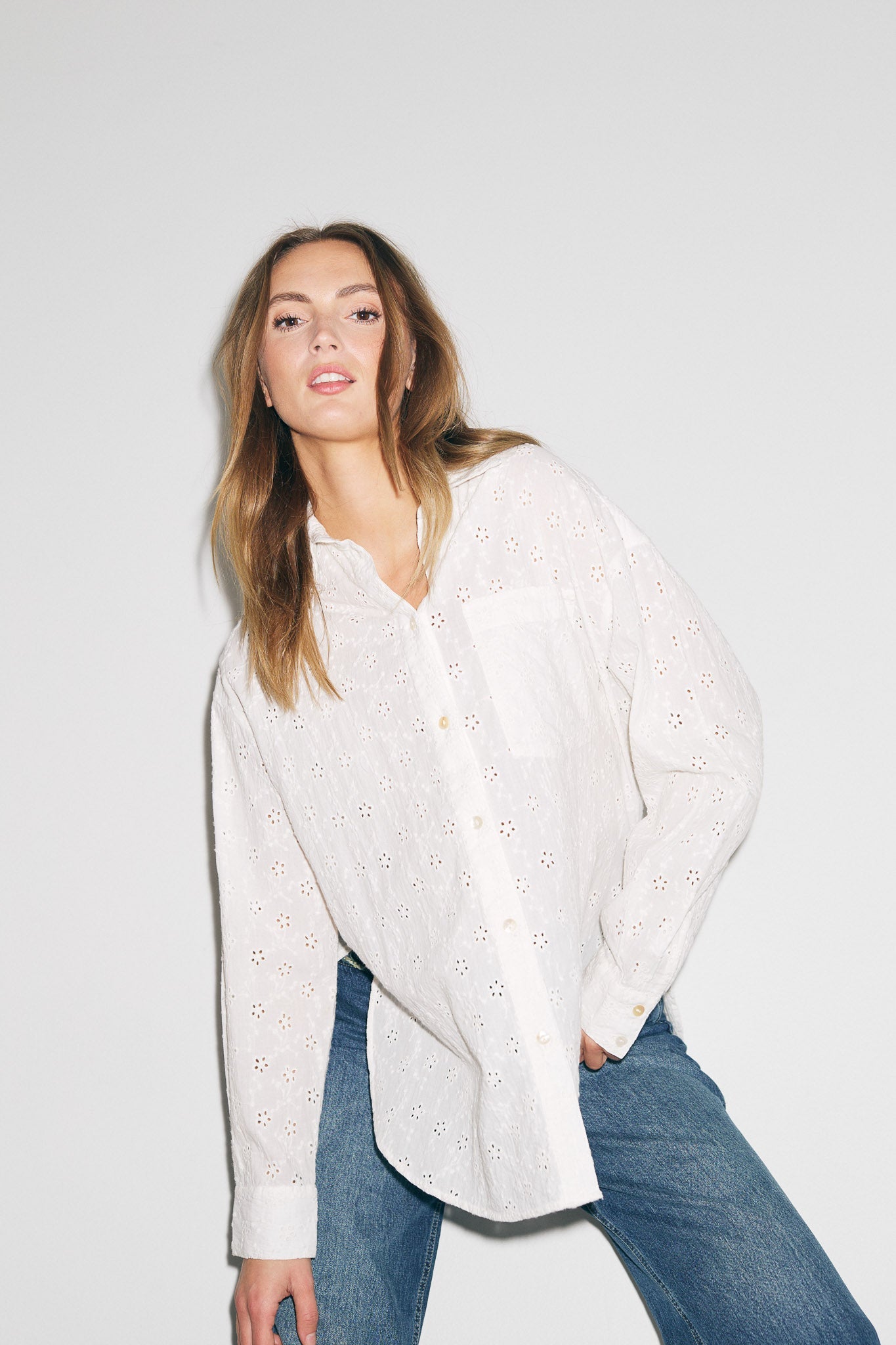 Noella Lakelynn Shirt White