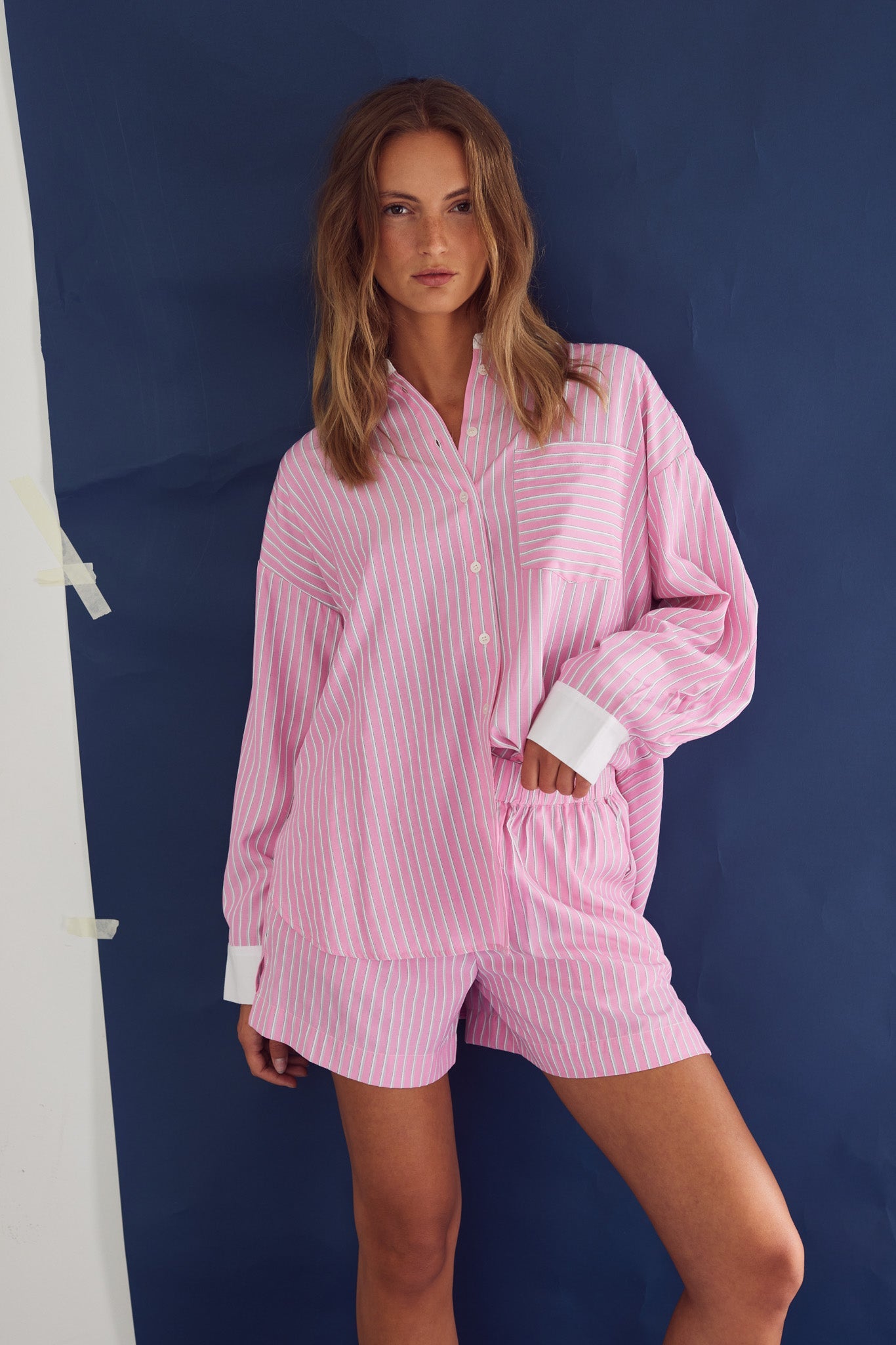 Noella Lakelynn Shirt Carsyn Pink Stripe