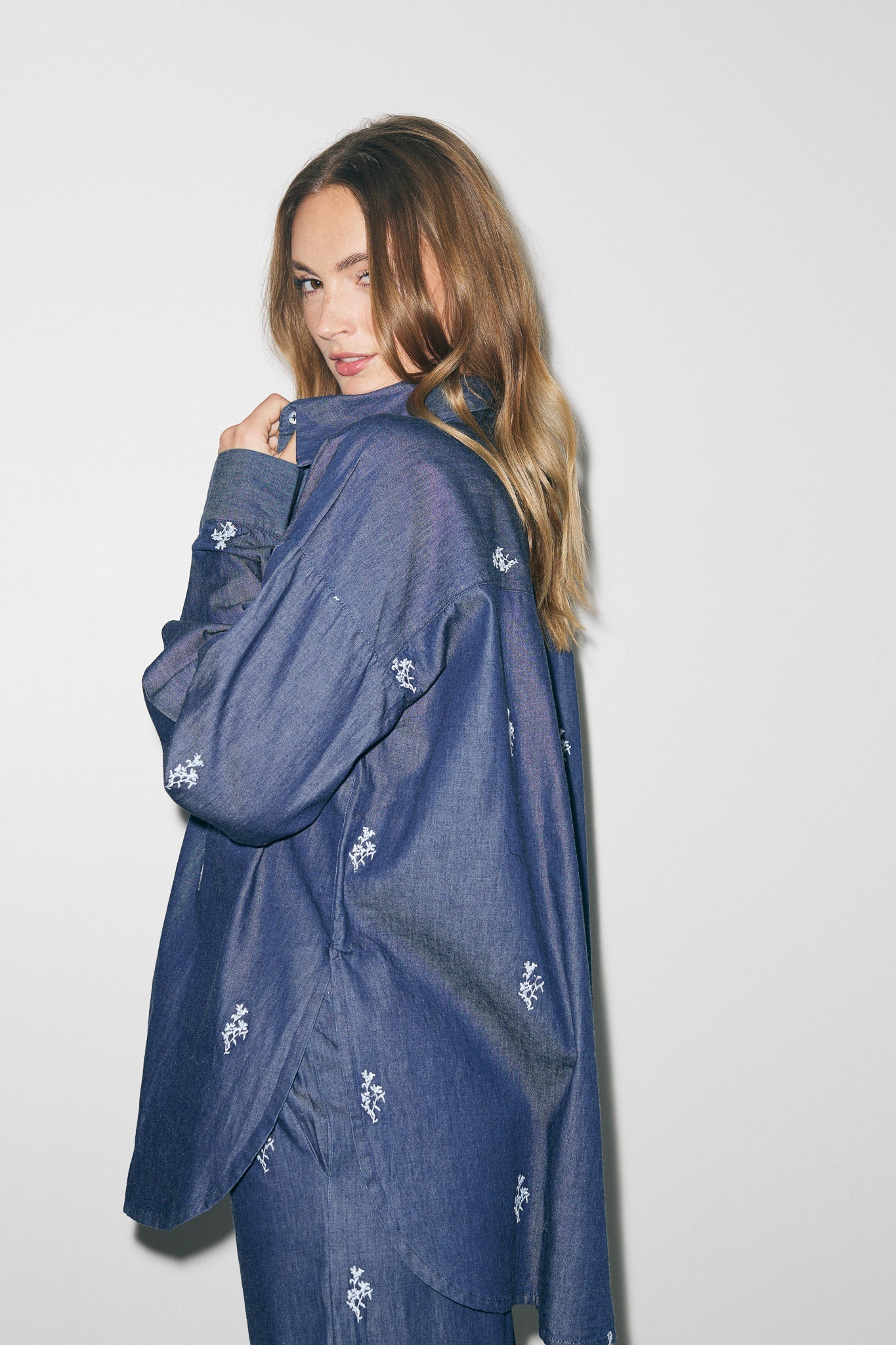 Noella Lakelyn Shirt Dark Blue Wash