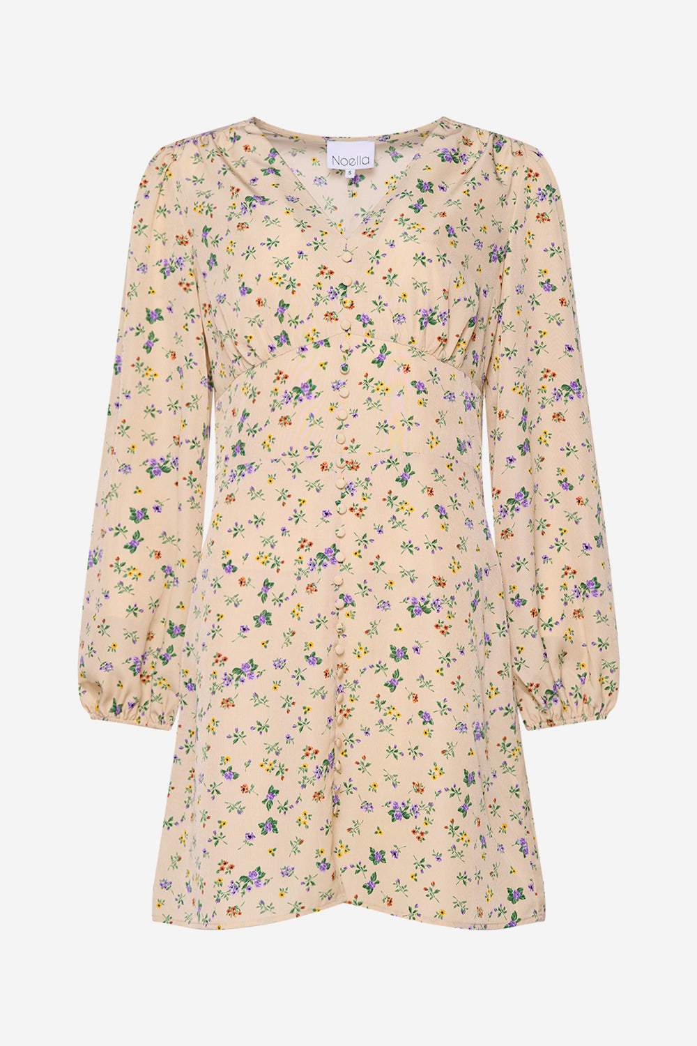 Noella Paris Patty Short Dress White Flower